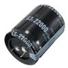 Black Electronic Components Electrolytic Capacitor Inline Capacitor 63V 22000UF Amplifier Sound