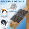 Universal Mailbox Bracket Professional Mailbox Mounting Plate for Most Mailboxes with Mounting Holes at the Bottom