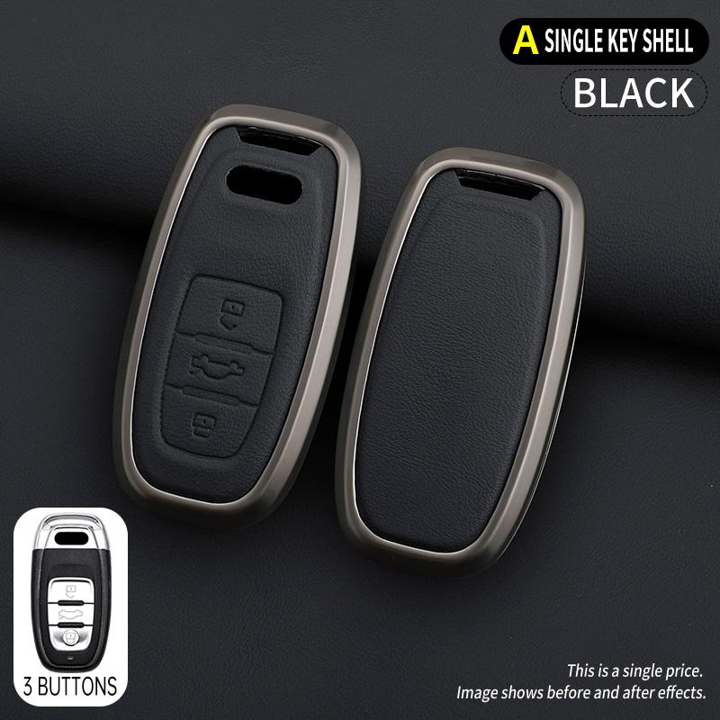 Car Key Case Holder Cover for Q3 Q5 Q8 Q7 Sline C5 C8 A4 B6 B7 B8 B9 TT 80 S6 A1A4 B8 A5 A6 A7 A8 D5 TT 8P 8L Accessories