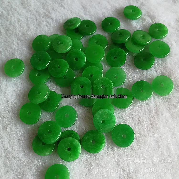 Green Jade Round Spacer Beads: 8mm, 10mm, 13mm - Jewelry Accessories 8mm Round Bead
