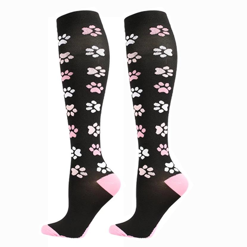 Pánské Dámské Ponožky Kompresní Ponožky Elastické Sportovní Krásné Nohy Sestra Punčochy Běh Lezení Cyklistika Let Cvičení