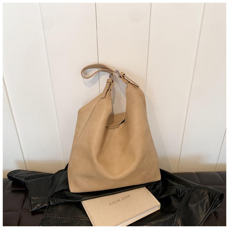 Autumn and Winter Fashion Lazy Style Commuter Tote Bag Simple Large Capacity Women's Bag Shoulder Bag Underarm Bag