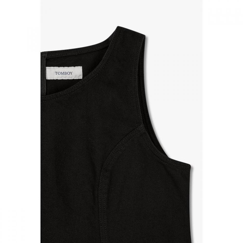 Studio Tomboy Denim Slim Sleeveless Dress 9106241203ar 