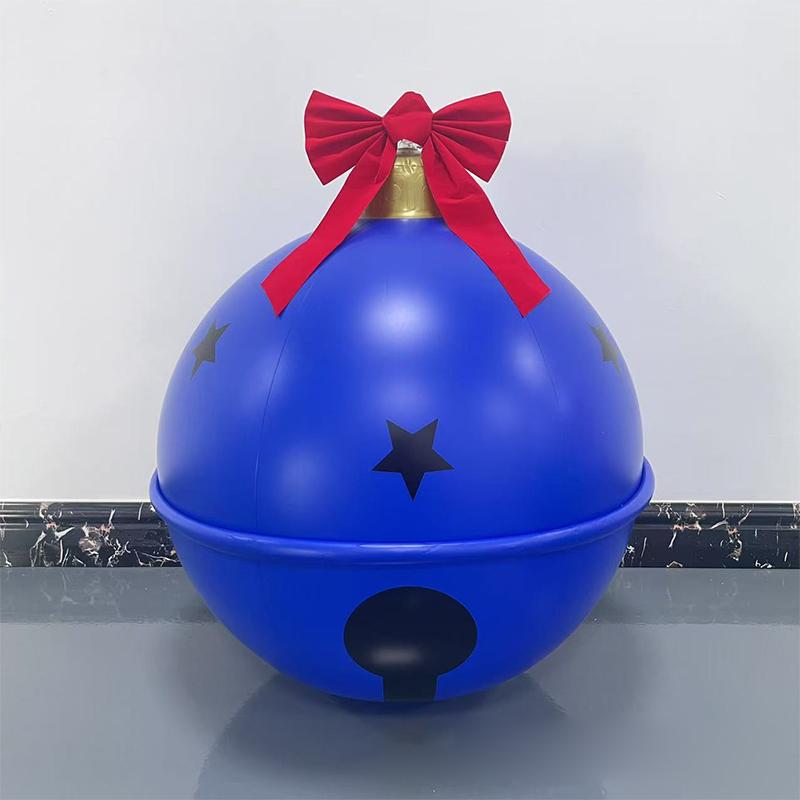 Inflatable Balls Large Christmas Ornament Inflatable Ball For Holiday Decor Weatherproof Outdoor Feature Festive Lawn Decoration