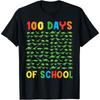 100 Days of School 100th Day Dino Dinosaur Boys Girls Cotton Men T Shirt