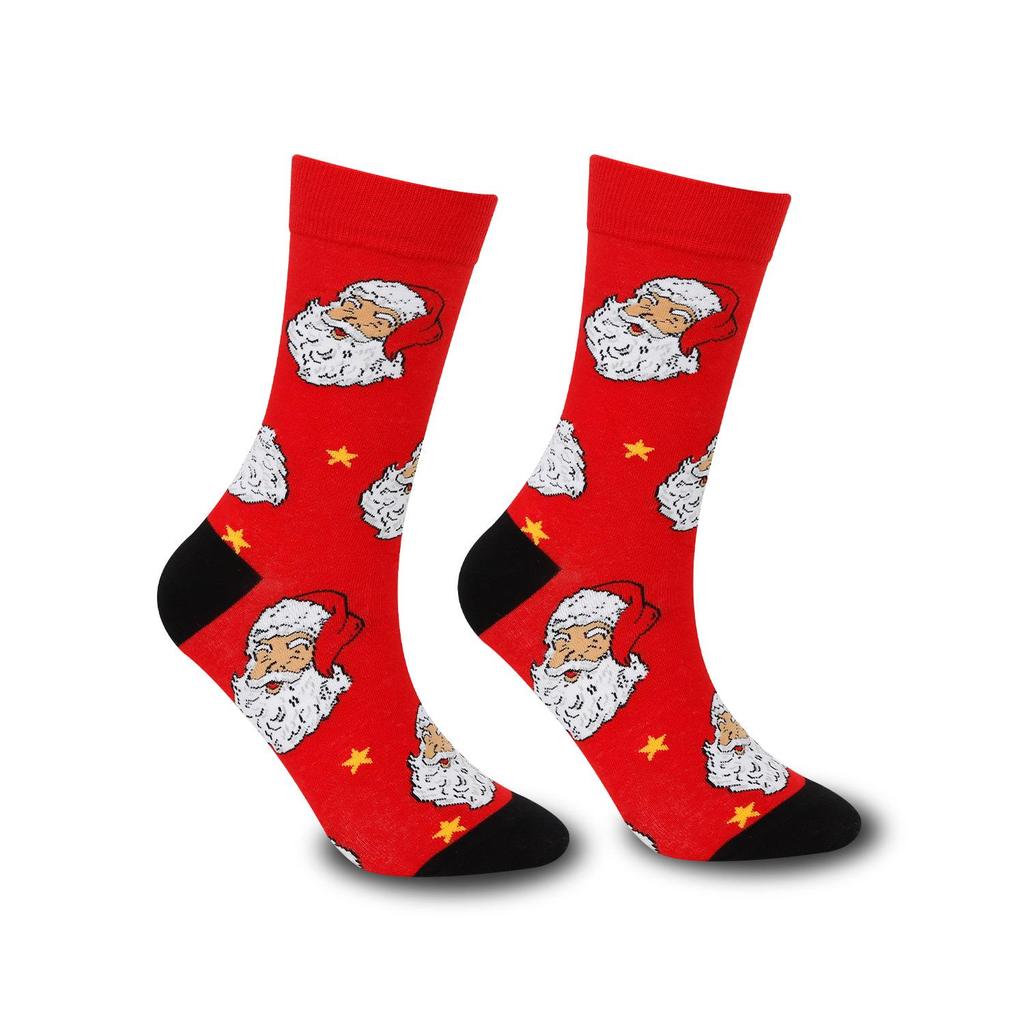 New Autumn/Winter Trendy Mid-Calf Cotton Socks for Men & Women – Personality Long Socks, Ideal for Christmas