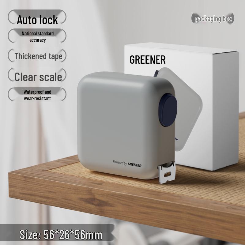 Self-Locking Steel Tape Measure: 3m Household Ruler, 5m Designer Thickened, Hardened