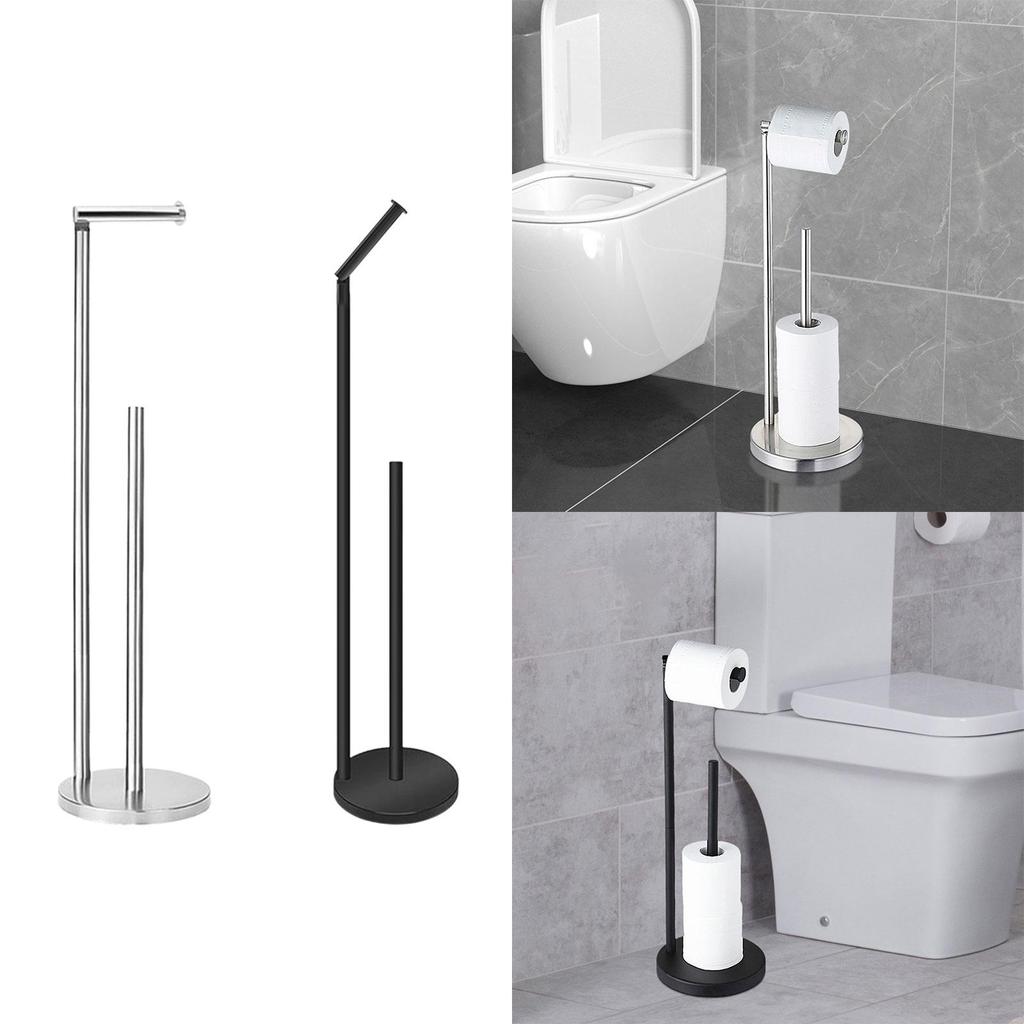 Fritstående servietrulleholder Bondegård Industrielt toiletpapirholder Argent