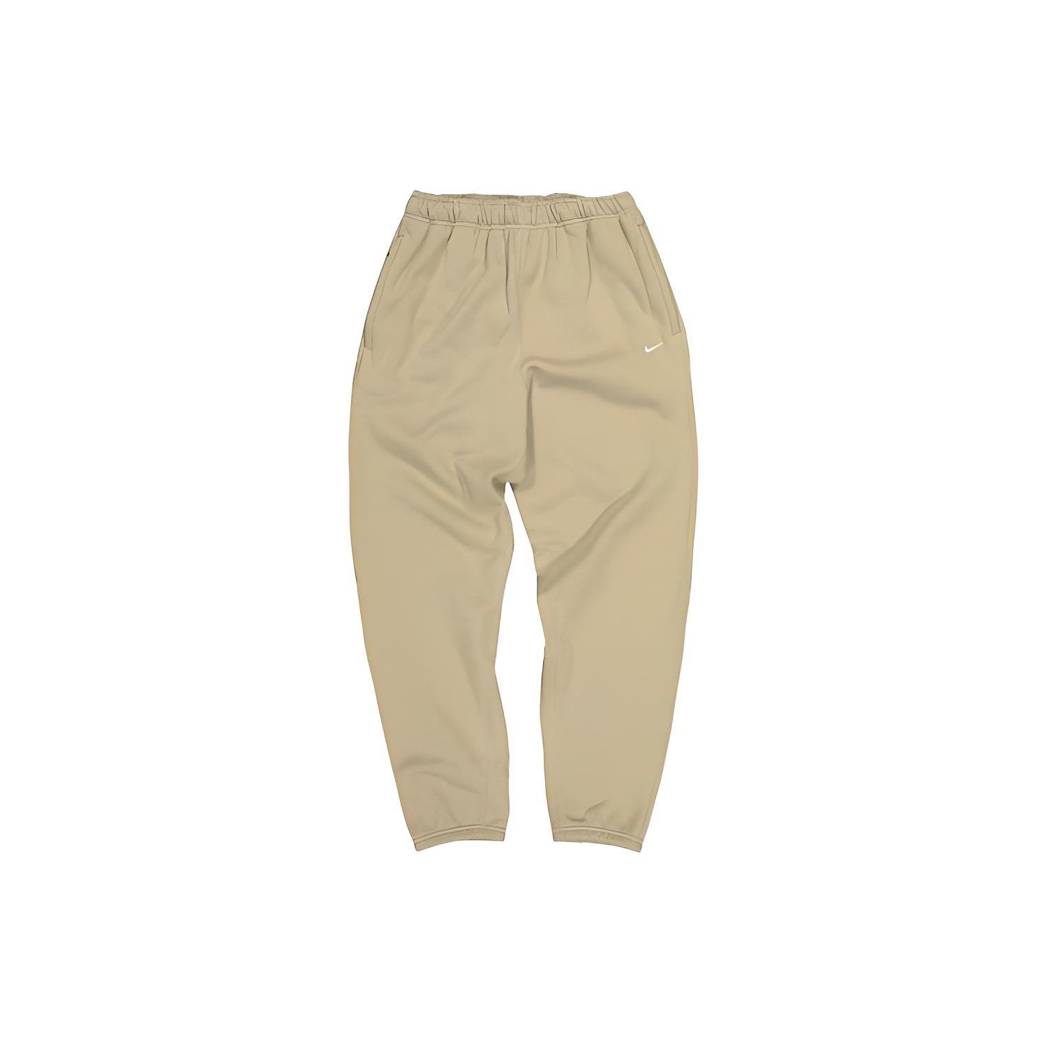 Nike Lab Logo Retro Classic Fleece Lined Bundle Feet Sports Pants Khaki Men s CD6394-247 XL