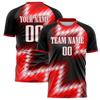 Přizpůsobené Fotbalové Tričko s Názvem Týmu a Číslem Personalizované DIY Kulatý Výstřih Černé Sportovní Trička Volné Rychleschnoucí Týmové Uniformy