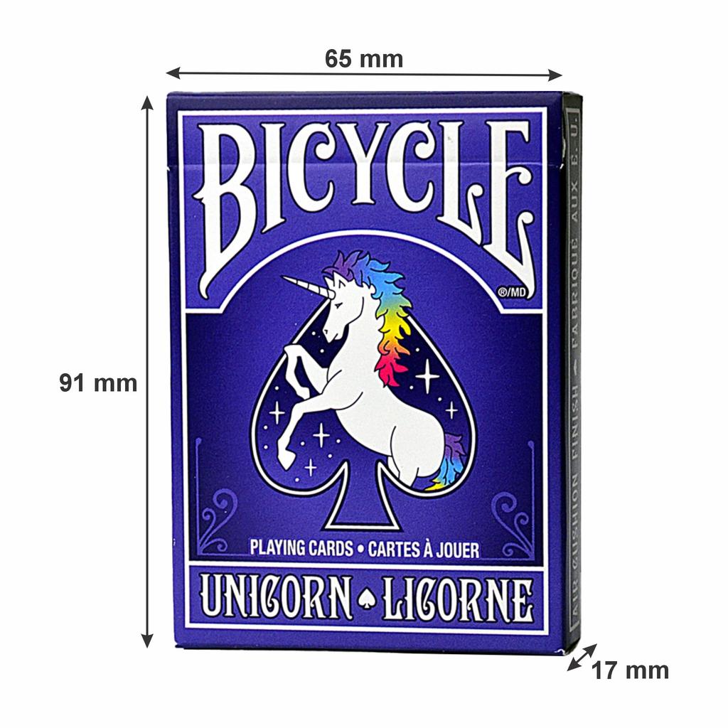 Bicycle playing 88 x 63 mm PC808UNI UNICORN cards, (poker size),