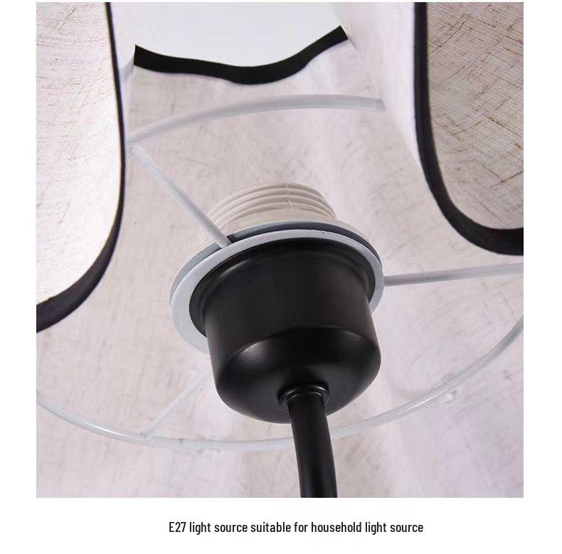 Girlish Heart Petal Umbrella Lamp: Minimalist Mid-Century Night Light for Bedroom and Study Atmosphere.