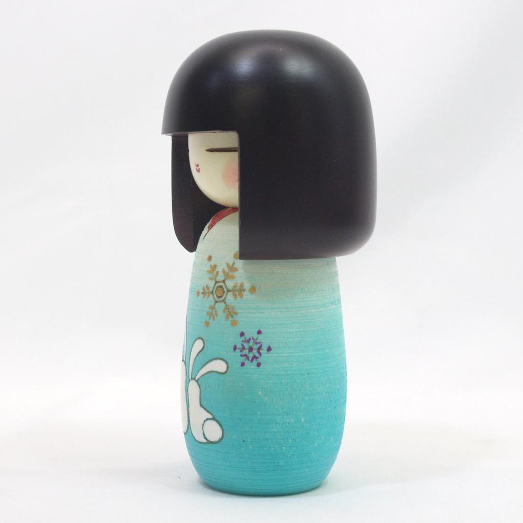 Castle Enterprise New Kokeshi Snow Prime Award by Masae Fujikawa Rabbit, Minister's Winner,