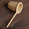 Bamboo Infuser Strainer Mesh Tea Filter Spoon Locking Spice Plain Nature For Spices, Loose