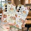 Phone Case: 2D Flat Samsung Galaxy A34 A35 S20 S22 S21 FE Plus Ultra Protective Case, Full-Print Capybara, Christmas and Halloween Gift
