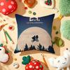 ET the ExtraTerrestrial Pillow Case Plush Fabric Soft DoubleSided Printed Sofa Warm Winter Home Gift Cushion Cover