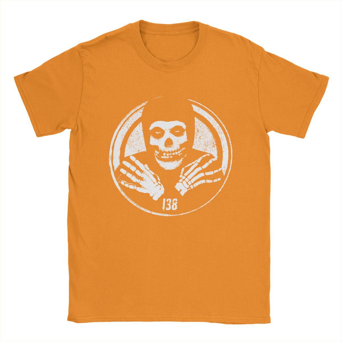 

Crimson Ghost Misfits Men T Shirts Skull Funny Tee Shirt Short Sleeve Crew Neck T-Shirt Pure Cotton Summer Tops 4XL