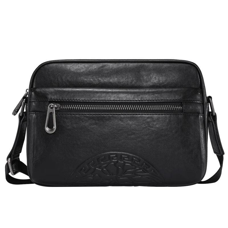 Geantă de umăr din piele naturală pentru bărbați SCHWARZETIENNE