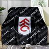 1pz Coperta Morbida in Flanella Stampata Fulham F.C. per Camera da Letto Adulto Soggiorno Divano Campeggio Viaggio Regali per Fan Regali di Natale