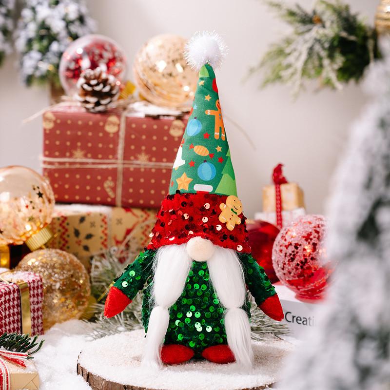 Charming Rudolph Christmas Doll With Gingerbread Hat For Festive Holiday Decorations