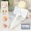Bath brush long handle double-sided bath brush, back scrubbing tool, no need for people to scrub the back