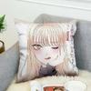 Pilow Cases Kitagawa Marin Couple Pillow Pillowcases 50X50 Decorative Pillows For Sofa Car Decoration Cushion Cover Luxury Anime