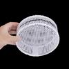 5set DIY Hand Weaving Plastic Material Design Stencil, White Circular Bag Plastic Mesh Sheet, Crochet Bag Grid Mesh Template