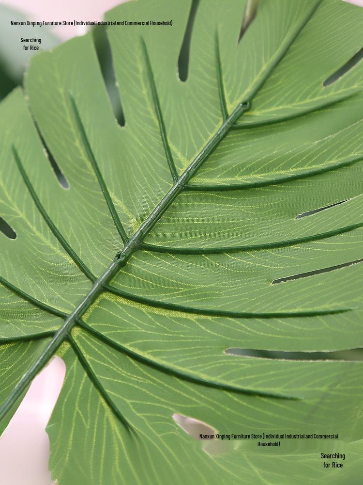 Artificial Turtle Leaf Wall Decor for Flower Arrangements and Photo Props