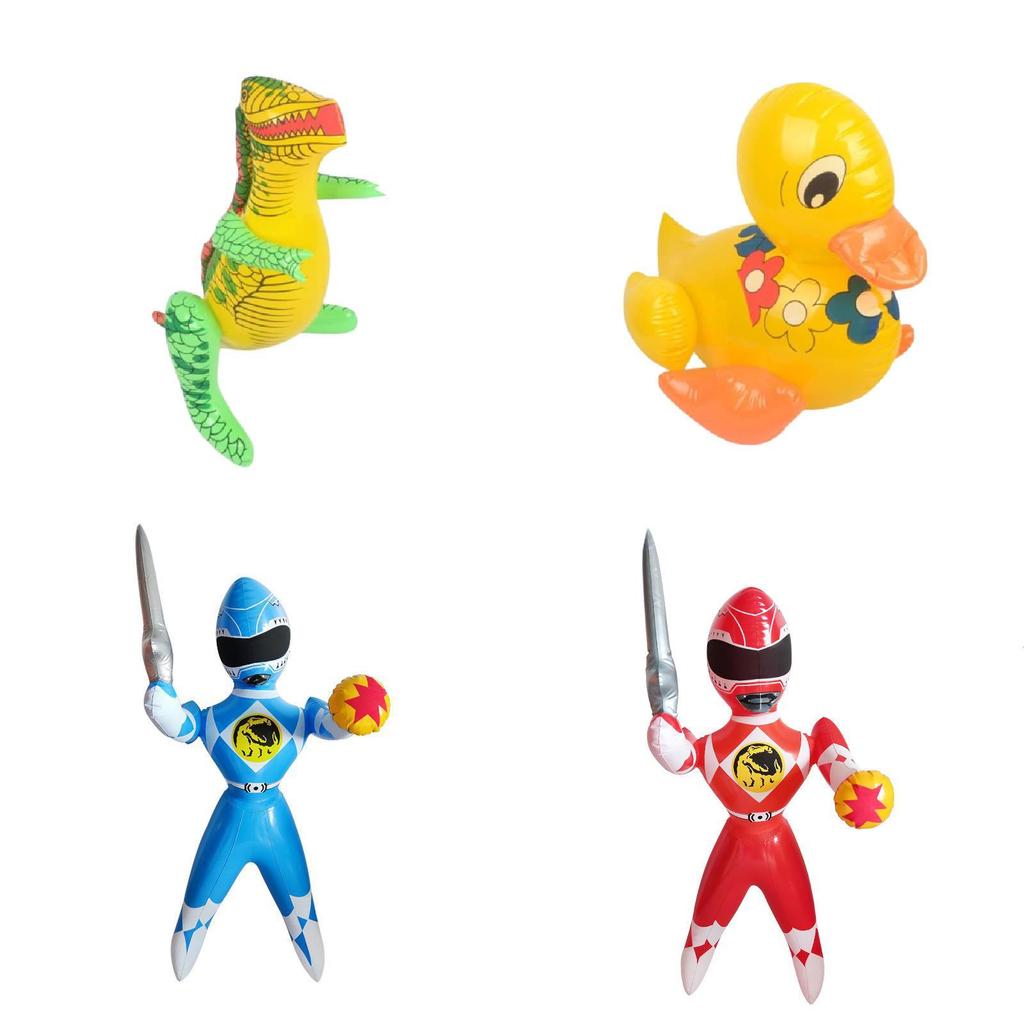 Charming Inflatable Animal Toys Including Frogs Ducks And Unique Airplanes For Endless Fun