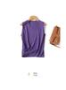 Classic Durable Machine-Washable 100% Wool Knit Camisole: Super Fine Spring/Summer Inner Wear White Tank Top
