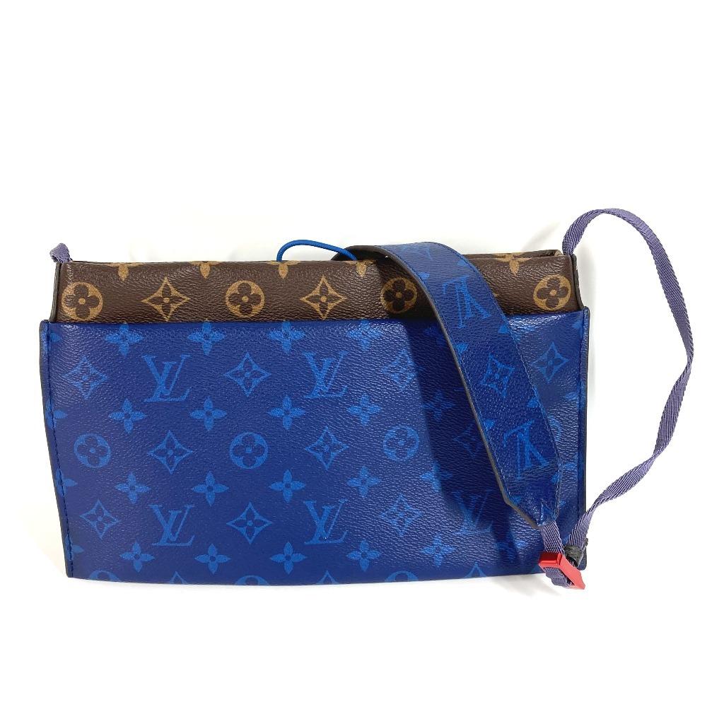 Louis Vuitton  M43854 Monogram Kim Jones split sacoche Pochette Shoulder Bag