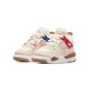 Zapatillas de Bebé Air Jordan 4 Retro TD Wild Things Crema Vela Rojo Universitario DH0571-264