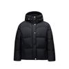 Women's Basic Water-Repellent Hooded Short Down Jacket Black 162547935-2