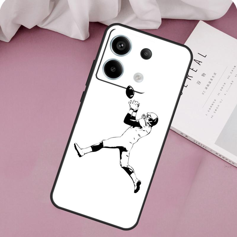 American Football Case For Xiaomi Redmi Note 14 13 12 11 10 9 15 Pro Plus Redmi 15 14C 10C 12C 13C 15C Cover