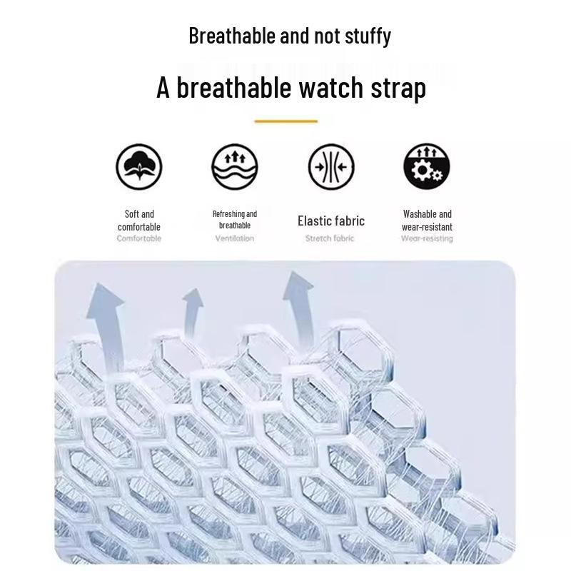 Breathable Nylon Strap for Google Pixel Watch 4/3/2 – Cloud-Like Comfort