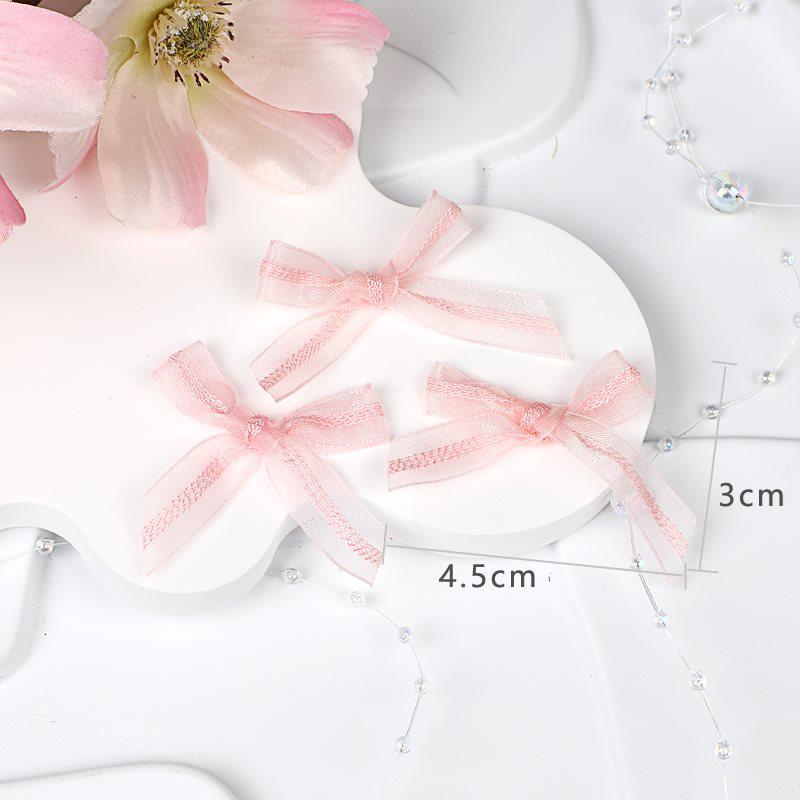 Deluxe Handmade Bow Tie & Lace Trim DIY Set for Accessories