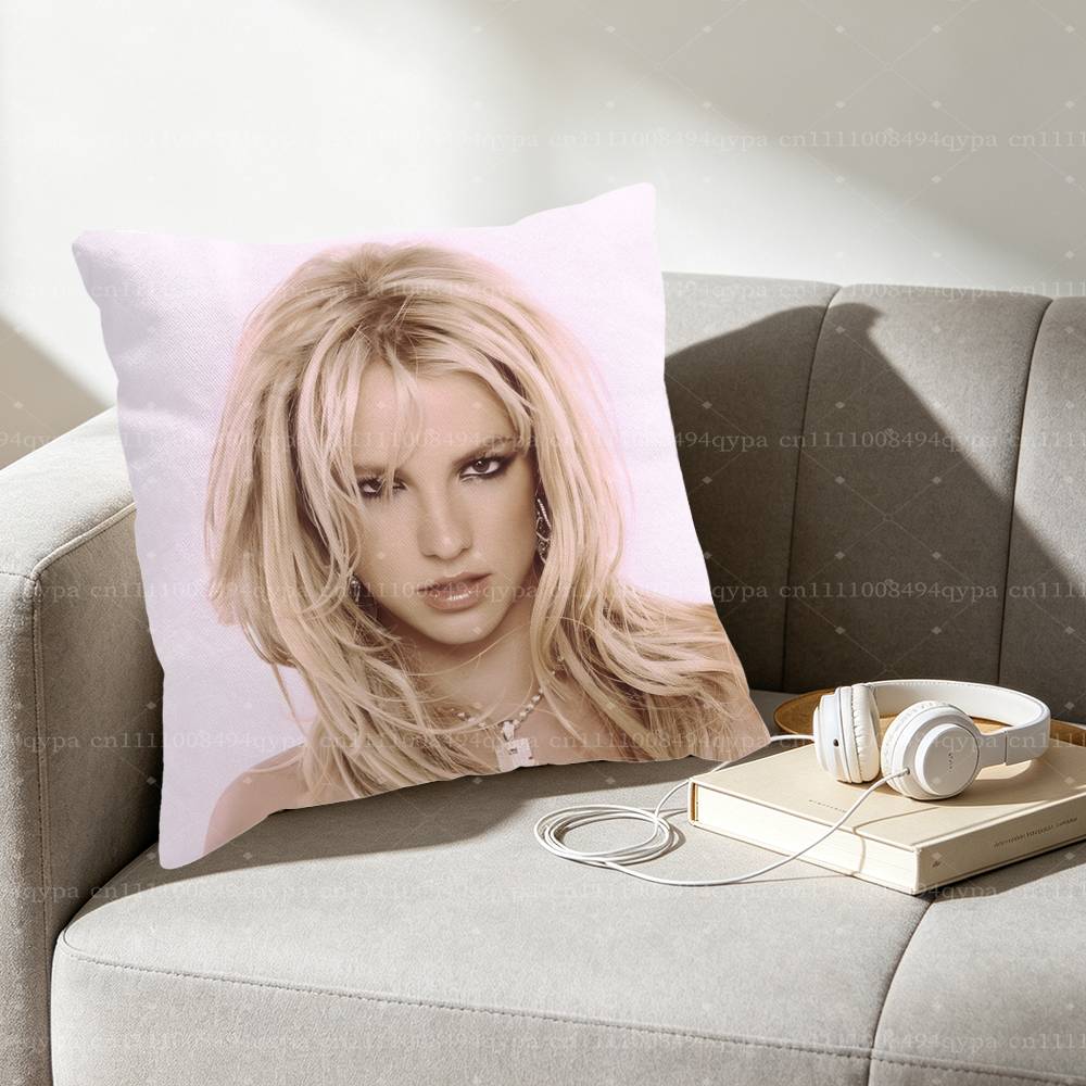 Brit BBritney Spears Toxic Throw Pillow Cover Home Decor Art Design Decor Pillowcase Cushion Cover for Bed Sofa Living Room