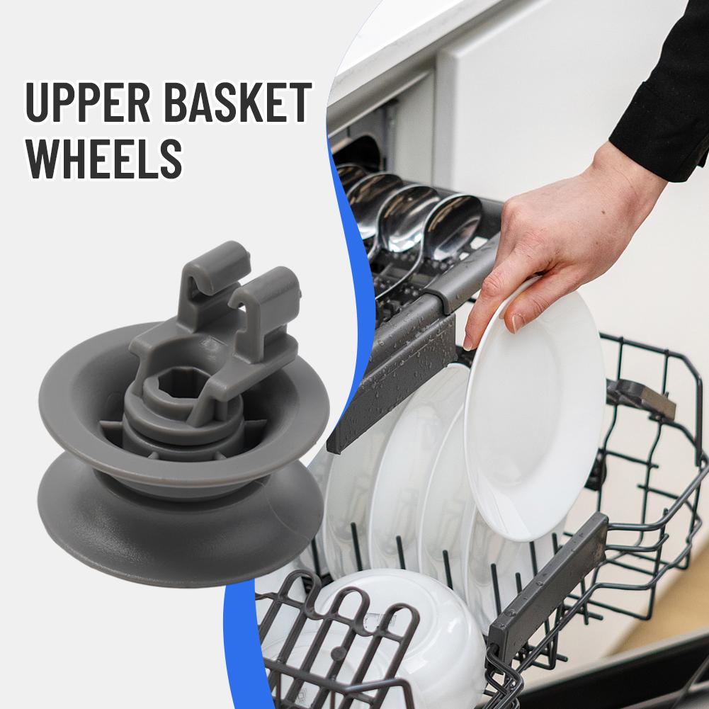 4X Basket-Roll-Parts For Dishwasher Top Basket-Universal For Bosch For Siemens