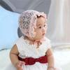 Cotton Beanie Lace Flower Mesh Cap Fashion Princess Hat  Baby