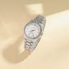 Fashionable Simple Round No Number Women's Quartz Watch Bracelet Set of 5, Suitable for Thanksgiving, Christmas Gifts