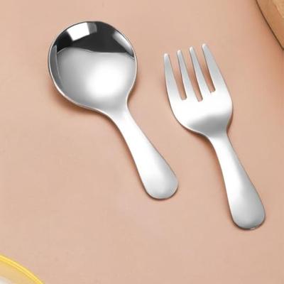 Reise Gabel und Löffel Set Kleine Gabeln und Löffel Besteckset Edelstahl Wiederverwendbares Besteck Tafelbesteck Mit Aufbewahrungsbox Für