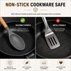 Silicone Spatula Set | 5-Piece Premium Silicone Spatula for Non Stick Cookware & Cooking Utensils with Wooden Handles