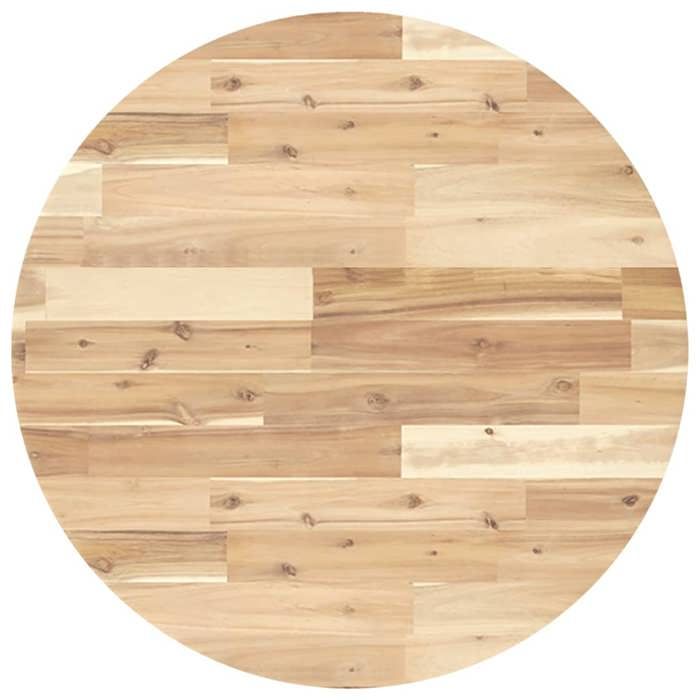 VidaXL Round Table Top Ø70x4 Cm Solid Acacia Wood, Replacement Table Top, Round Table Top, Top of 4008691