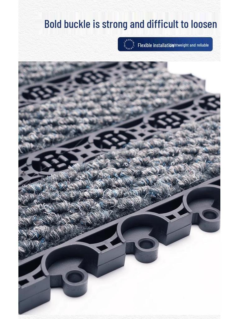 Waterproof Anti-Slip Entrance Doormat for Offices & Hotels - Dust Removal Carpet