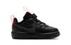 Nike Court Borough Slip Resistant Cushioning Abrasion Resistant Breathable Low Top Toddler Shoes Black CT3963-001