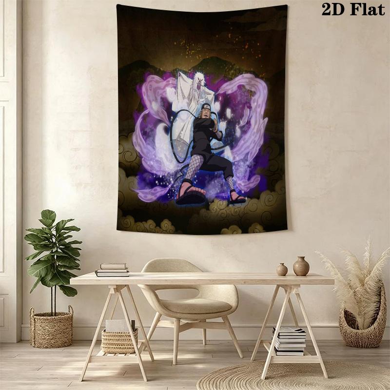Green Flame Warrior Tapestry Tapestry Background Cloth Fashion Print Soft Home Decor Christmas Gift