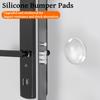Transparenter, weicher Silikon-Türstopper, Stoßstange, selbstklebende Aufkleber, Wandschutz, Schalldämpfer, Möbel, keine Spuren, Anti-Crash-Pad