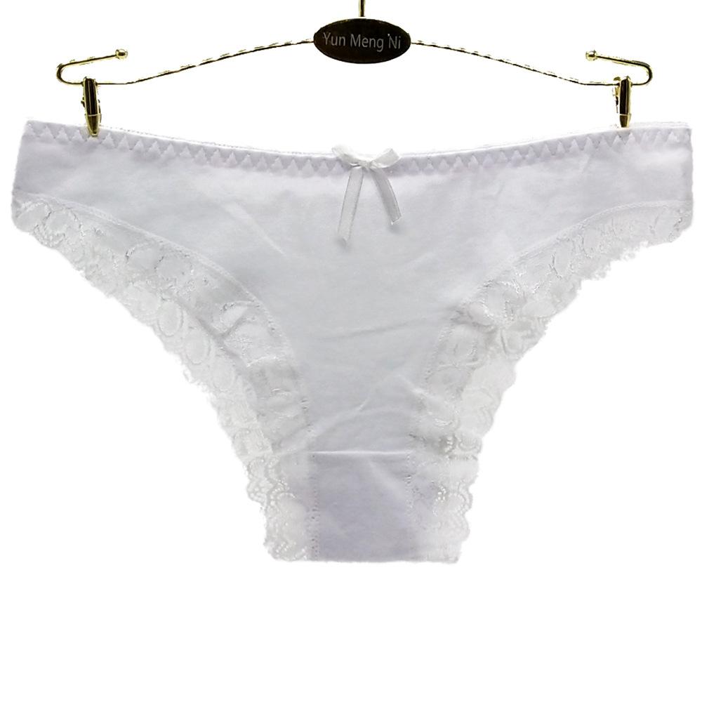 Underwear Cotton Briefs Sexy Panties Lace Ladies Girls Knickers Intimates For Women 6 Pcs/set