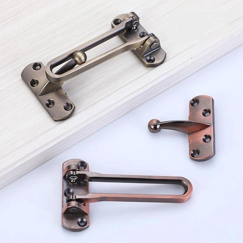1 Pc Anti-theft Buckle Door Buckle Door Bolt Door Lock Buckle Hasp Door Anti-lock Buckle Household Thickening Mute Anti-rust