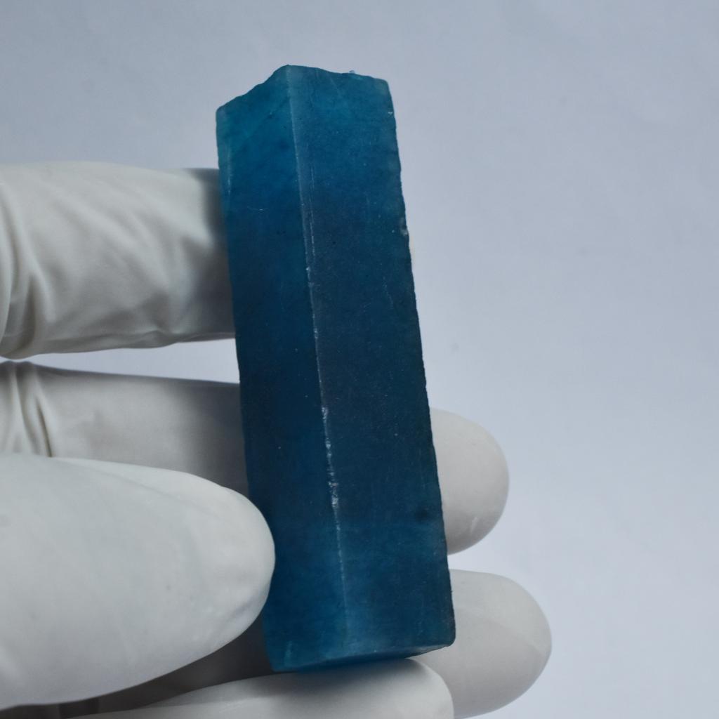 Natural Blue Aquamarine Loose Gemstone 269.15 ct Uncut Rough Raw for Lapidary and Gem Collections